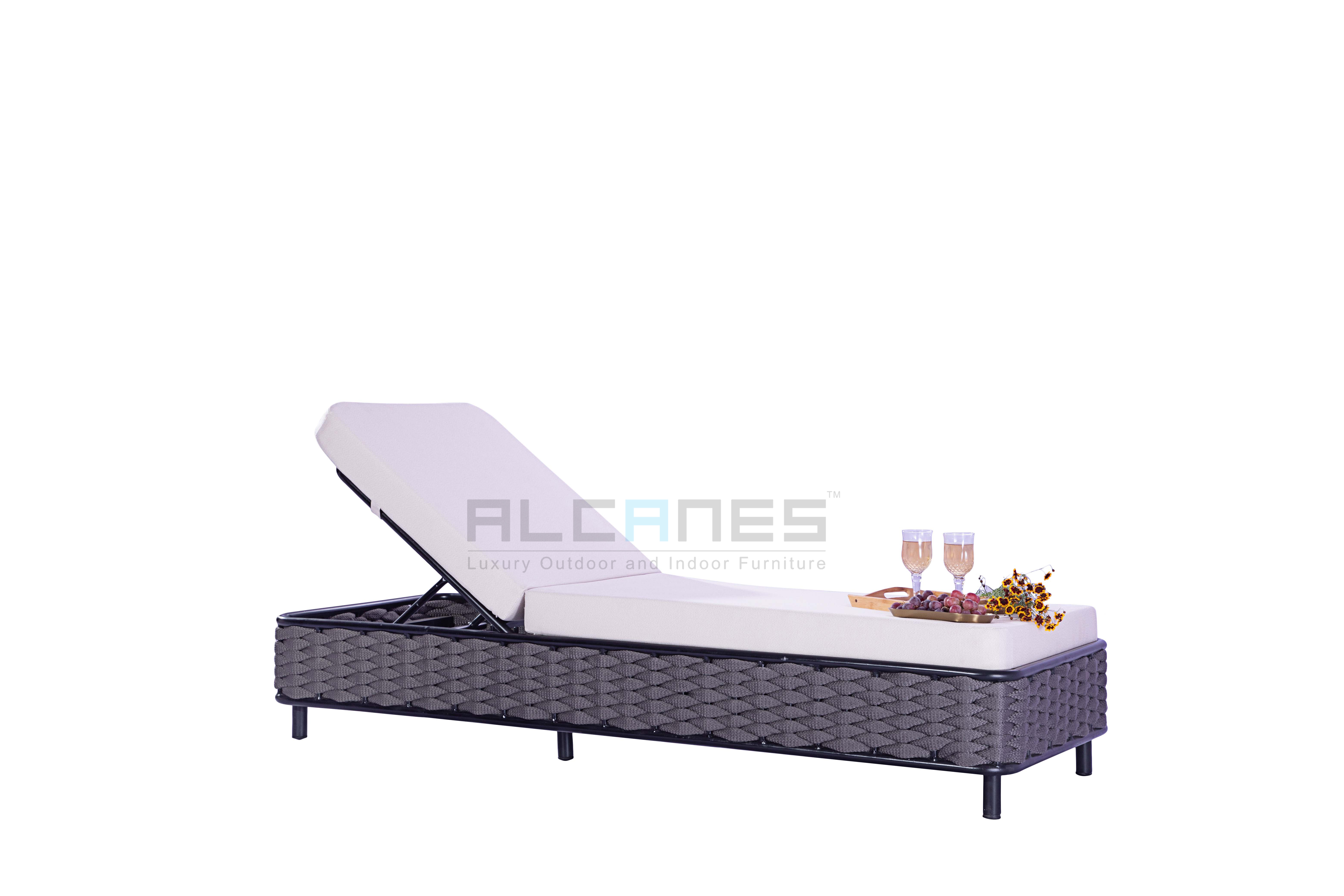 chaise lounge modern lounger rattan lounger reclining lounger Alcanes