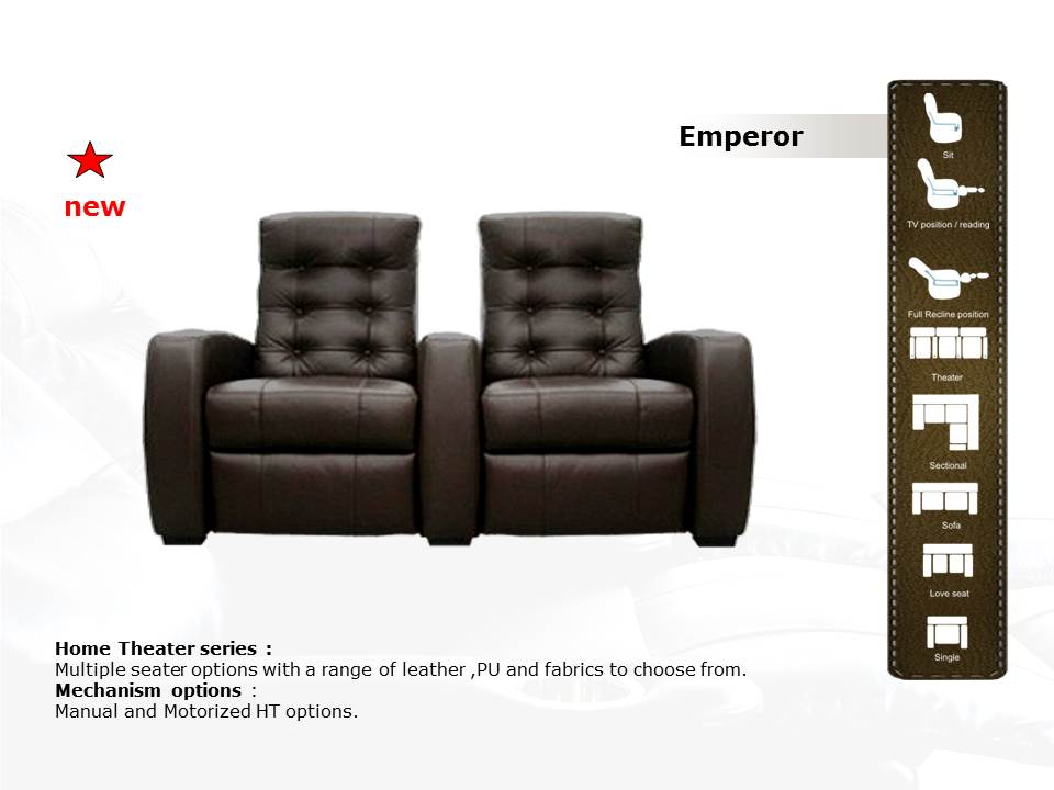 Emperor Home Theater Seating