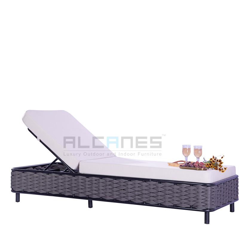 chaise lounge modern lounger rattan lounger reclining lounger Alcanes